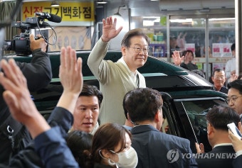 경청투어 이어가는 이재명 후보