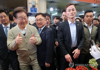 경청투어 이어가는 이재명 후보
