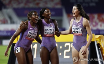 남자 계주 400ｍ, 이틀 연속 한국新…세계선수권 출전권은 놓쳐(종합)