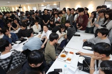 부산대학교 학생식당 찾은 이준석 후보