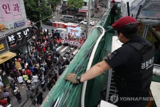 남부골목시장 방문한 김문수 후보