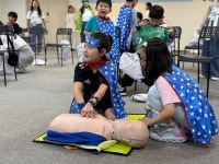 롯데물산, 송파구 어린이 초청 소방안전 교육