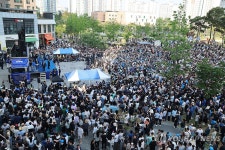 캐스팅보트 충남권 표심 공략 나선 이재명 후보