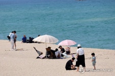 선거 후 경포해변 나들이