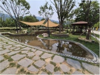 원주시, 행구수변공원 폭염 대비 물길 쉼터 조성 완료