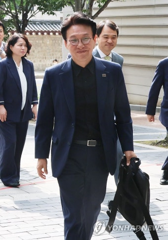 김민석 총리 후보자 출근