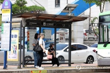 멈춰 선 광주 시내버스
