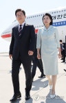 이재명 대통령 부부, G7 정상회의 캐나다 도착