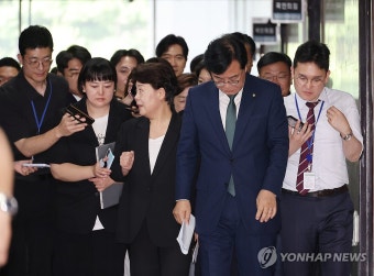 송언석 비상대책위원장과 윤희숙 혁신위원장