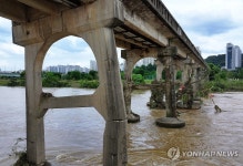 광주 유일 6·25 격전지 옛 산동교, 폭우에 붕괴 위기