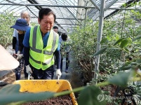 수해 지역 찾은 정청래 후보