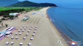 북한, 강원도 통천군 자산해수욕장 준공