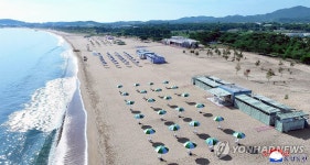 북한, 강원도 통천군 자산해수욕장 준공