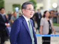 일본·미국 방문 마치고 귀국하는 조현 외교부 장관