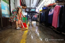 광주 운암시장 침수피해
