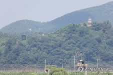 평소와 같은 북한 대남 확성기