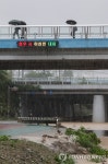 호우로 출입 통제되는 증산교 하부도로