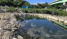 하류의 물을 상류 상수원 저수지로 올린다