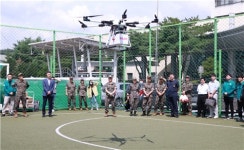 양주시, 국군양주병원서 혈액 드론 배송 시연회