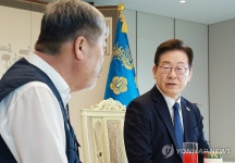 이재명 대통령, 양대노총 위원장과의 대화