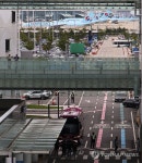 장기주차장에 도착한 버스