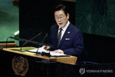 유엔 총회 기조연설하는 이재명 대통령