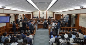 발언하는 이진관 부장판사