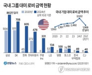 [그래픽] 국내 그룹 대미 로비 금액 현황