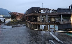 남해고속도 순천 방향 추돌·화재…귀성길 2.5㎞ 구간 정체