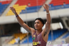 전국체전 남자 육상 100m 결승 우승한 나마디 조엘진