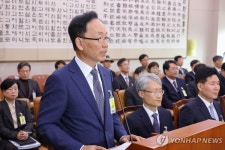 법사위 국감, 업무 보고하는 김대웅 서울고법원장
