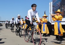 자전거 신조선통신사 출발
