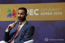 APEC CEO 서밋, 발언하는 넥스트데케이드 수석부사장