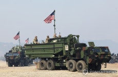 부교 구축 준비하는 미2사단 교량중대