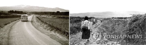 [줌in제주] 한라산 지나는 516·1100도로, 동서로 뻗은 번영·평화로