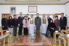 국민의힘 장동혁 대표, 원불교 최고 지도자 예방