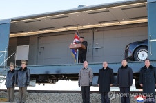 김정은, 신의주온실종합농장 건설장 시찰