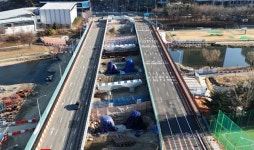 성남시, 전면 개축 수내교 4차로 신축구간 7월 우선 개통