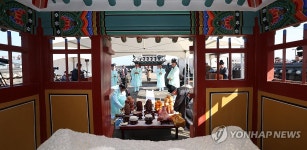 제주 화북포구 해신제