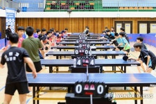 인제체육관 가득 메운 탁구 열기