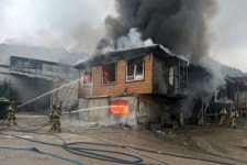 해남서, 건설자재 도매업체 건물 화재…인명피해 없어