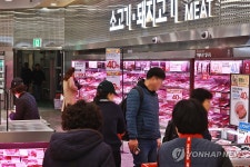 10% 넘게 오른 소·돼지·닭고기