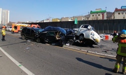 인천 가정동 도로서 차량 7대 추돌…3명 병원 이송