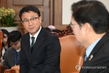여야 원내대표 회동, 발언하는 한병도 민주당 원내대표