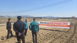 천안시, 입장천 신두리 일대 하천 불법 경작지 전면 정비