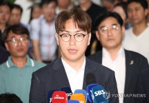 낙선 인사하는 하정우
