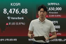 코스피, 사흘 만에 반등해 8,400 회복…코스닥은 하락
