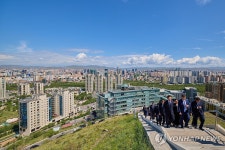 이재명 대통령, 몽골 자이승 전망대 방문
