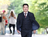 김현태 전 특임단장, 1심 선고 공판 출석