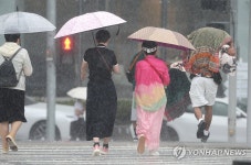 빗속에서도 해운대 관광